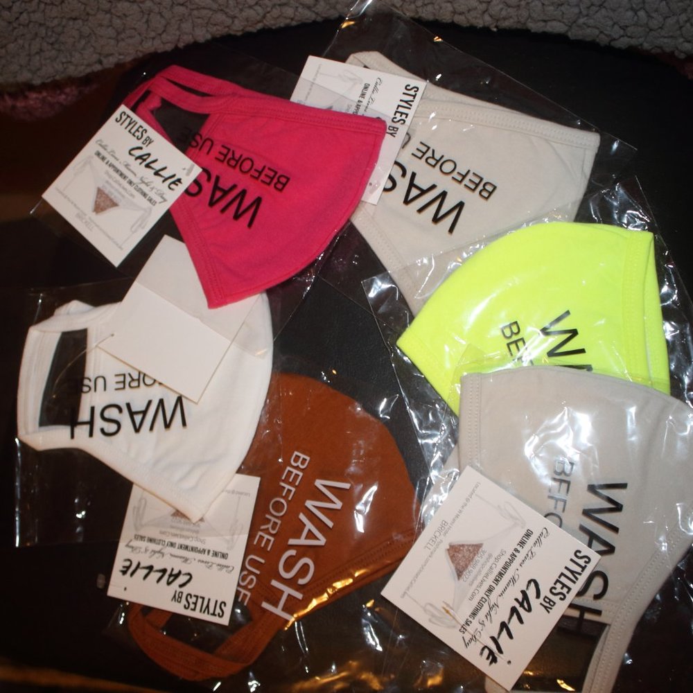 WASHABLE FILTER POCKET FACE MASKS - Picture 3 of 3